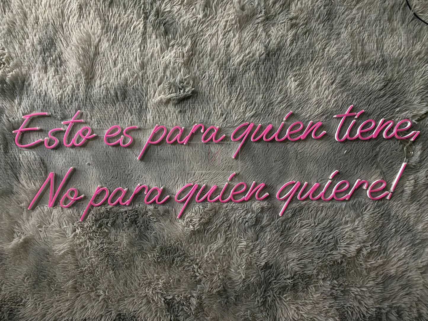 Esto es para quein tiene, No para quien quiere! | LED Neon Sign