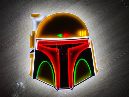 Boba Fett | Edge Lit Acrylic Signs