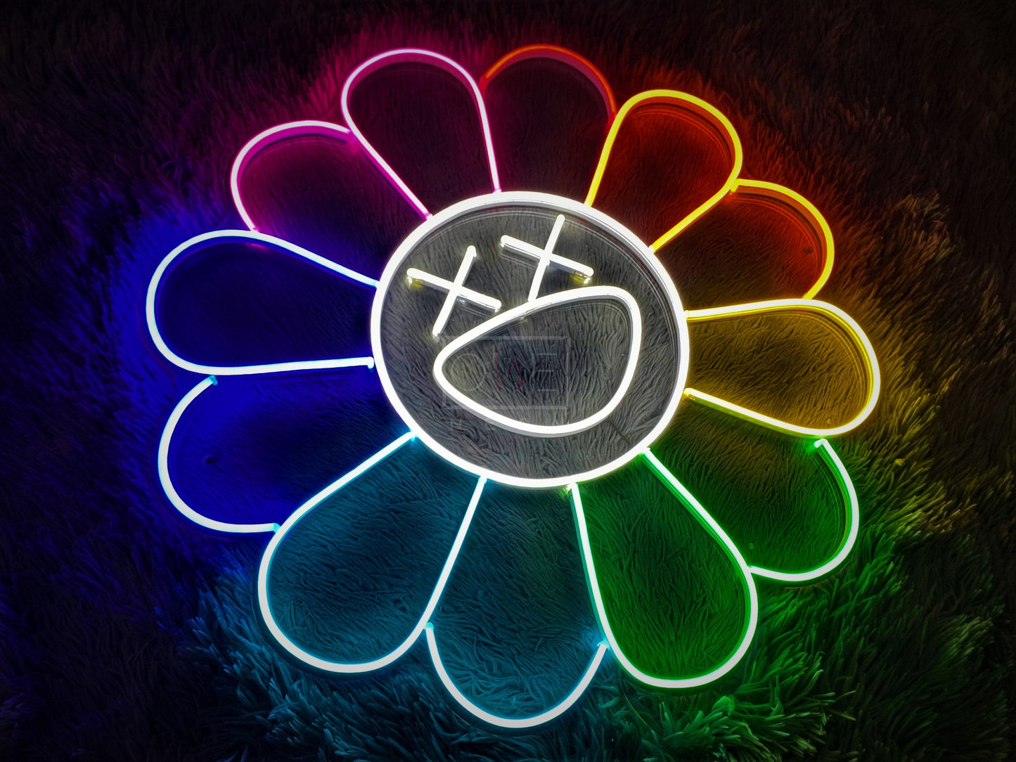 KAWS Sunflower by Takashi Murakami | LED Neon Sign