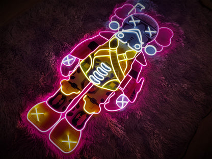 KAWS Star War | LED Neon Sign (UV Printed)