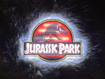 Jurassic Park | Edge Lit Acrylic Signs