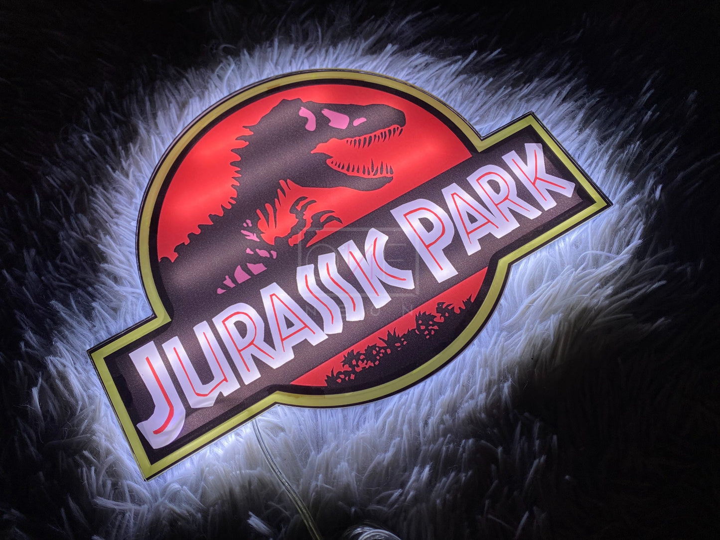 Jurassic Park | Edge Lit Acrylic Signs