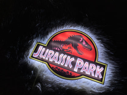 Jurassic Park | Edge Lit Acrylic Signs