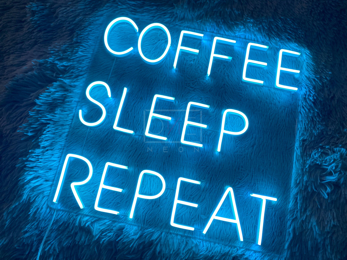 Coffee Sleep Repeat| LED Neon Sign