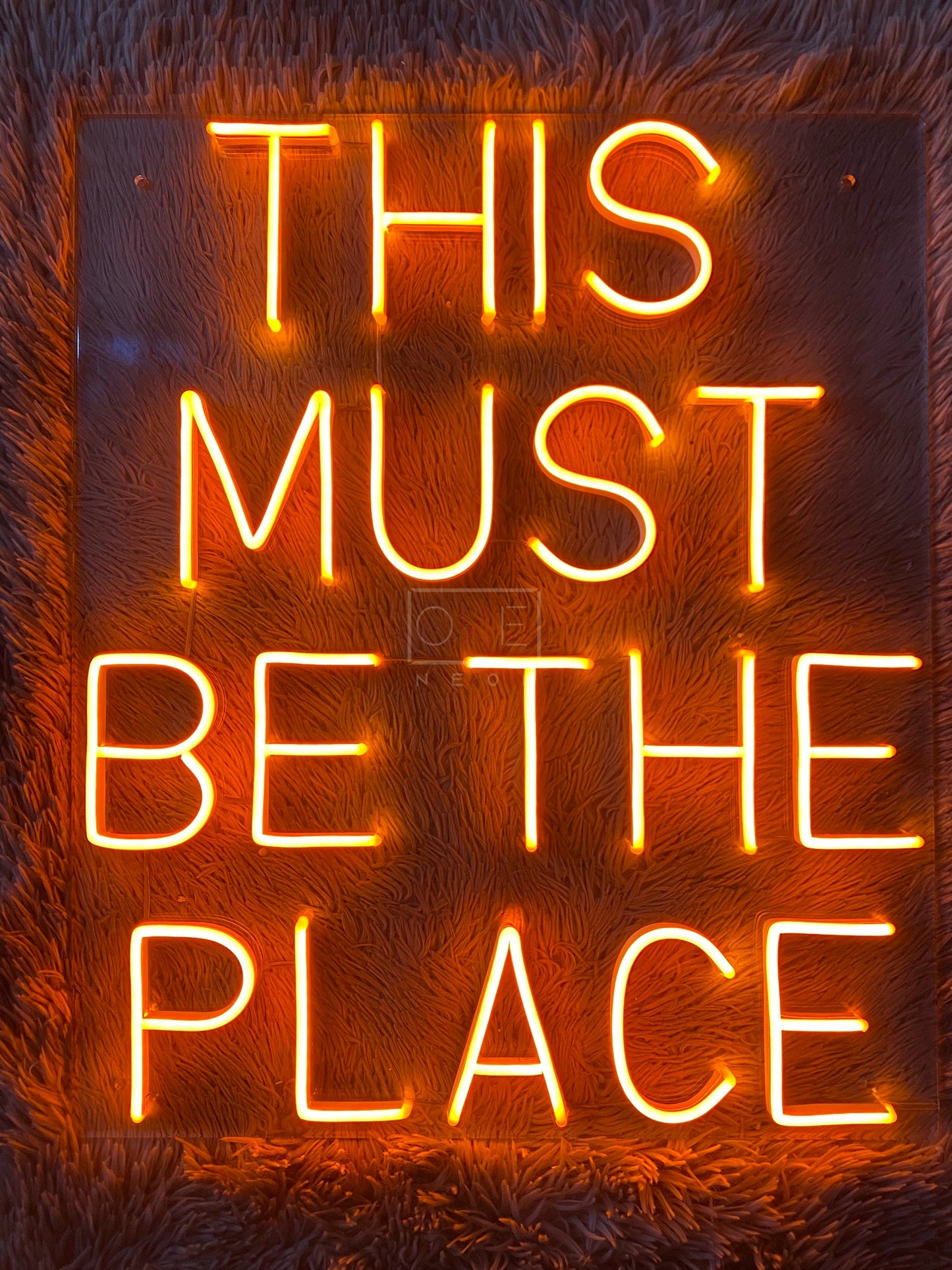 THIS MUST BE THE PLACE | LED Neon Sign