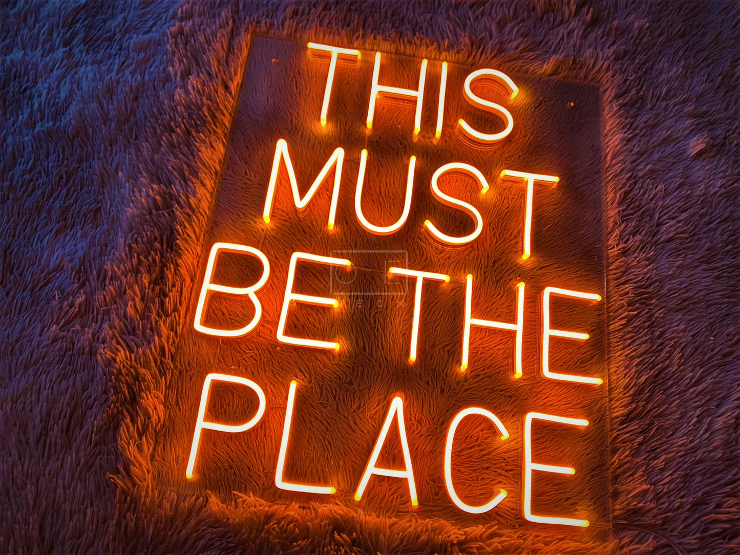 THIS MUST BE THE PLACE | LED Neon Sign