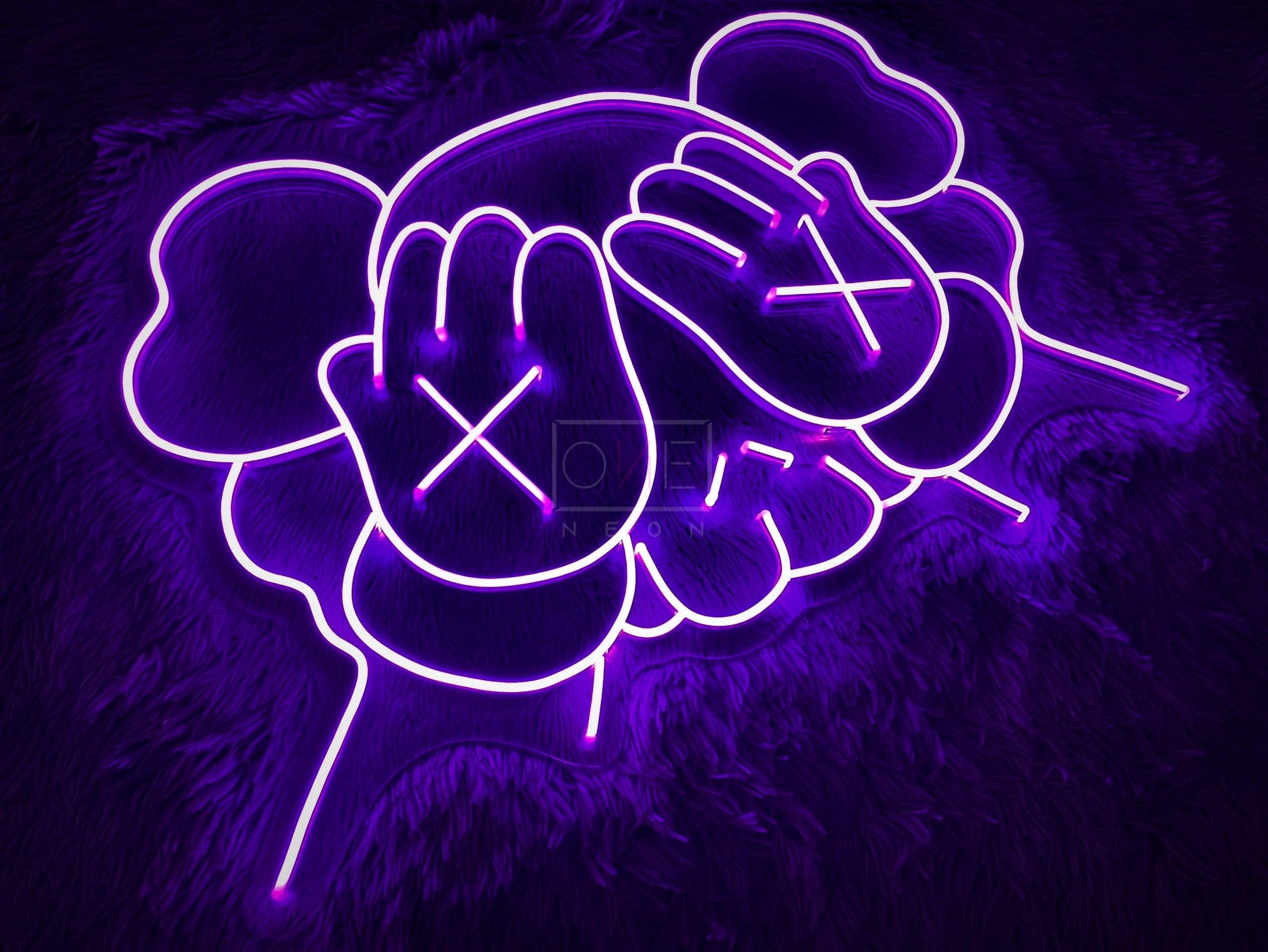 KAWS head | LED Neon Sign - ONE Neon