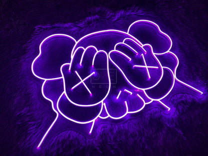 KAWS head | LED Neon Sign - ONE Neon