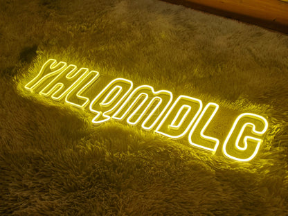 YHLQMDLG Logo | LED Neon Sign