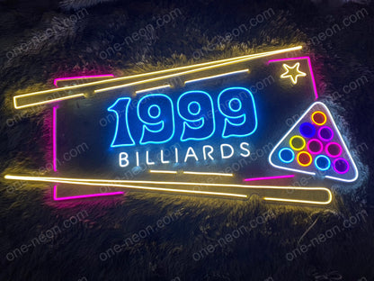 1999 Billiards | LED Neon Sign