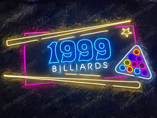 1999 Billiards | LED Neon Sign